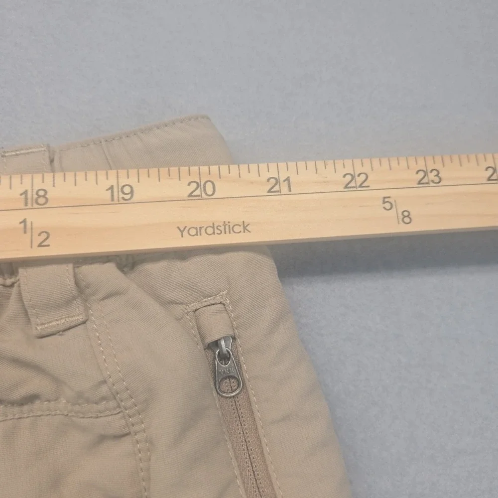 The North Face Mens Convertible Hiking‎ Pants Tan Outdoor Casual XXL Tall Shorts